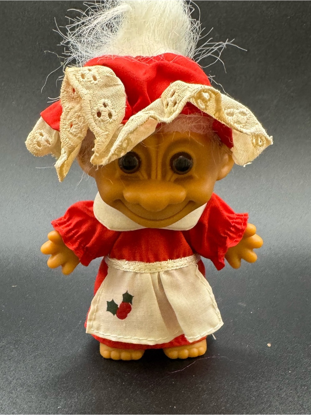 VTG ‘90’s Russ Troll Doll Ms Claus Christmas 18279 Holiday Trolls